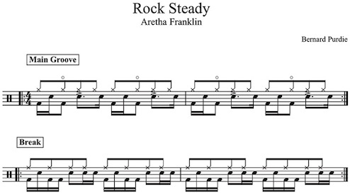 rock steady - Bernard Purdie - on jazz drumming