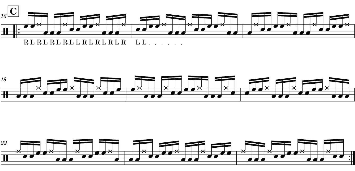 jazz drumming idea 68 bottom