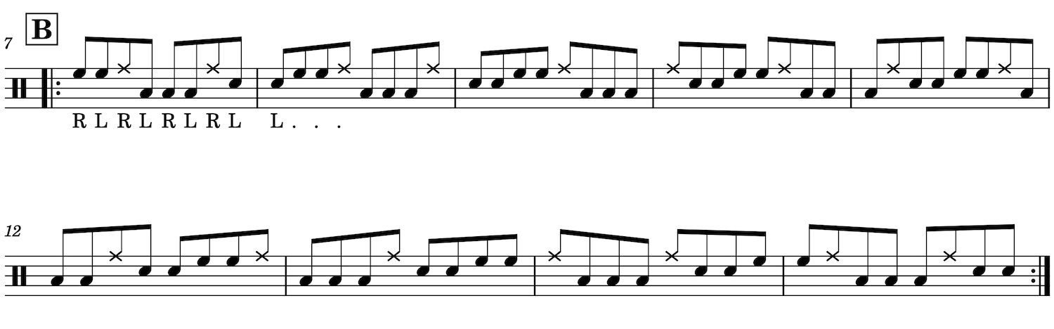 jazz drumming idea 68 middle